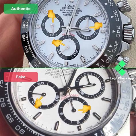 real vs fake daytona rolex|rolex daytona clone.